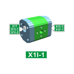 XI102 – SHAPED INTERMEDIATE PUMP ø25.4 FLANGE