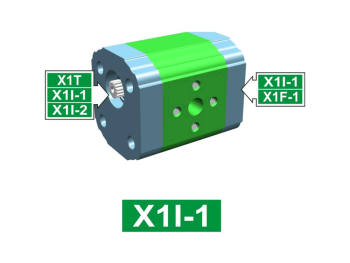 XI102 – SHAPED INTERMEDIATE PUMP ø25.4 FLANGE
