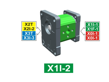 XI103 – INTERMEDIATE PUMP ø36.5 FEMALE FLANGE