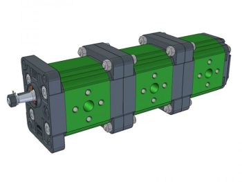 9M101 – STANDARD MULTIPLE PUMP ø25.4 FLANGE