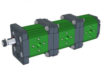 9M113 – STANDARD MULTIPLE PUMP ø30 FLANGE