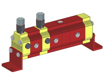 RV-0N – FLOW DIVIDERS WITH SINGLE PHASE CORRECTION AND ANTI-CAVITATION VALVES + MOTOR