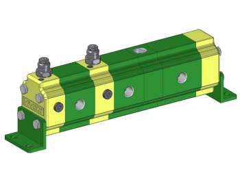 RV-1N – FLOW DIVIDERS WITH SINGLE PHASE CORRECTION AND ANTI-CAVITATION VALVES + MOTOR