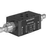 QTM3 Throttle valve with free flow in one direction