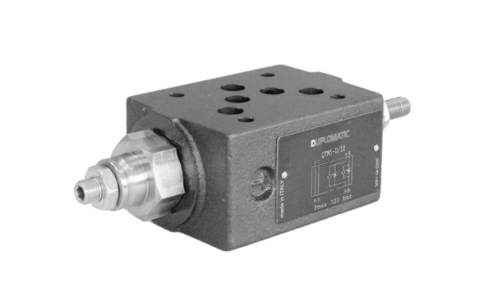 QTM5 Throttle valve with free flow in one direction - Görsel 1