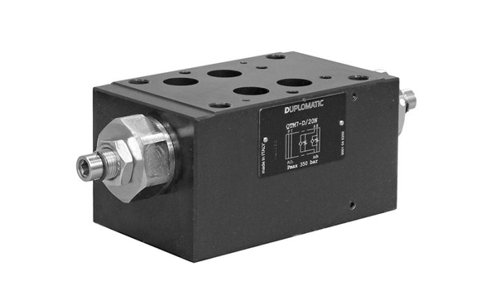 QTM7 Throttle valve with free flow in one direction - Görsel 1