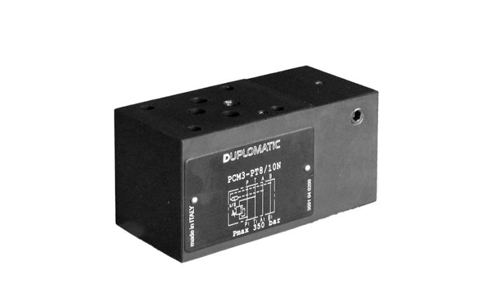 PCM3 Two- and three-port pressure compensator, with fixed or variable adjustment - Görsel 1
