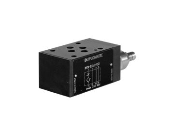 MVR-RS/P Check valve with flow restrictor